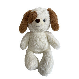 Ebba Dog Puppy Plush Stuffed Animal White Brown Kroger Spot Eye Flappy Ears Baby